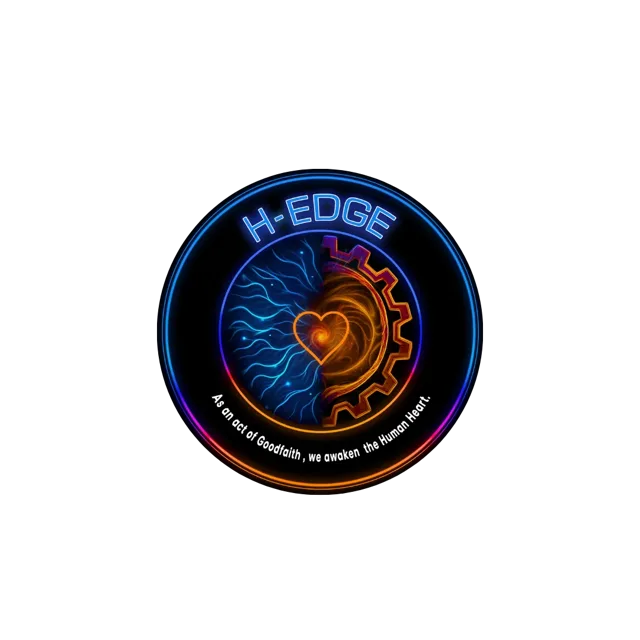 The H-EDGE logo representing the Human Edge